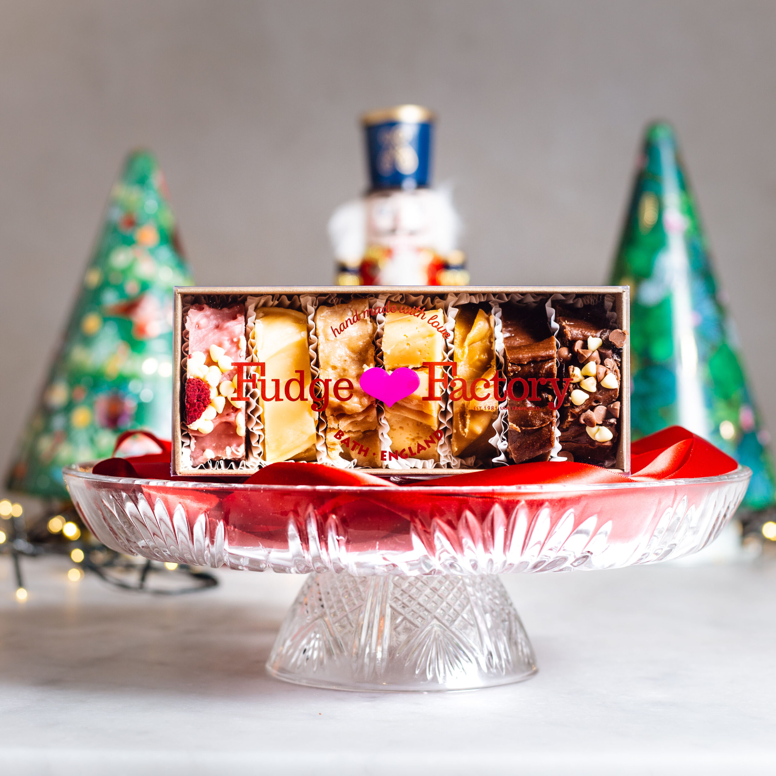 Christmas After Dinner Fudge Box